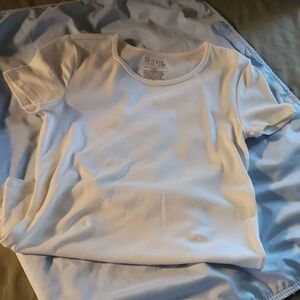 Time and Tru Soft White Top